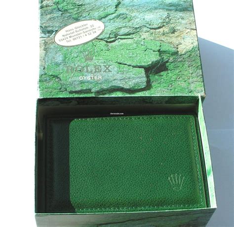 Rolex Box grün Uhrenbox 68.00.71 Geneve Suisse Rolex gren I212